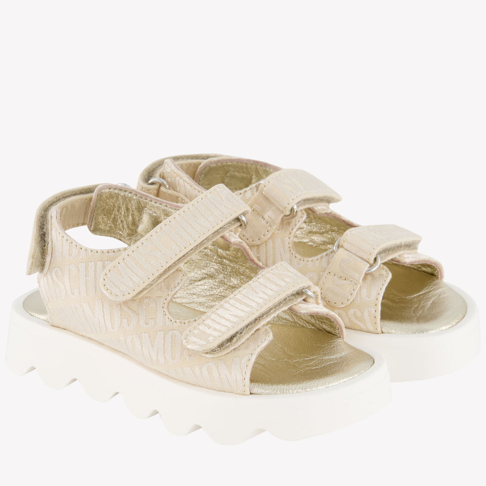 Moschino Unisex Sneakers In Beige