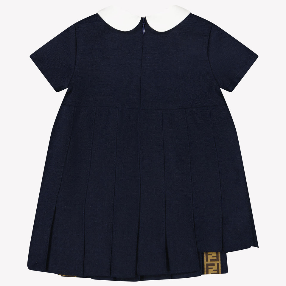 Fendi Baby Meisjes Jurk Navy