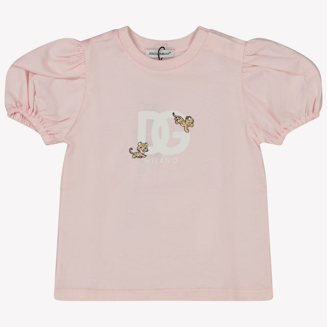 Dolce & Gabbana Baby Girls T-shirt Light Pink