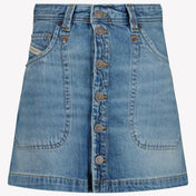 Diesel Kids Unisex Skirt in Jeans