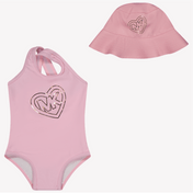 マイケル・コースの女の赤ちゃん水着淡ピンク