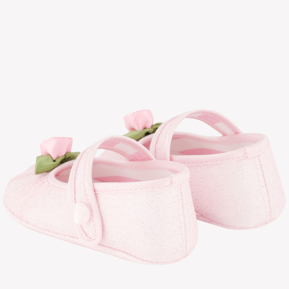 MonnaLisa Baby Girls Shoes In Light Pink