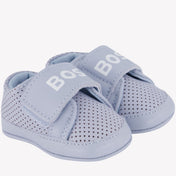 Patron erkek bebek spor ayakkabıları açık mavi