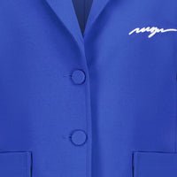 MSGM Girls Jacket Cobalt Blue