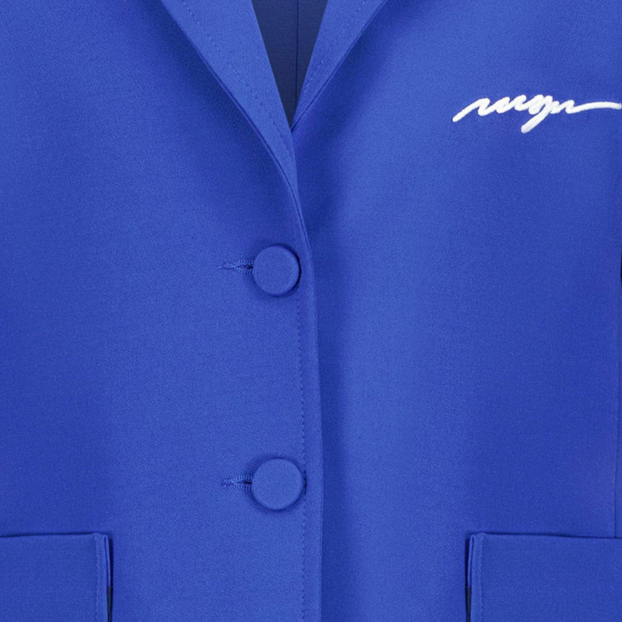 MSGM Girls Jacket Cobalt Blue