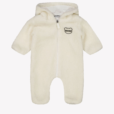 Moschino Baby unisex box suit OffWhite