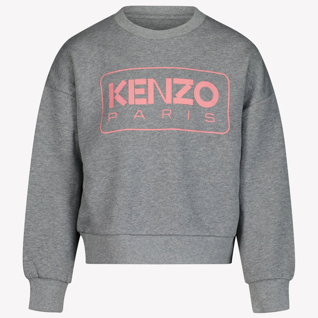 Kenzo Kids Meisjes Trui Grijs