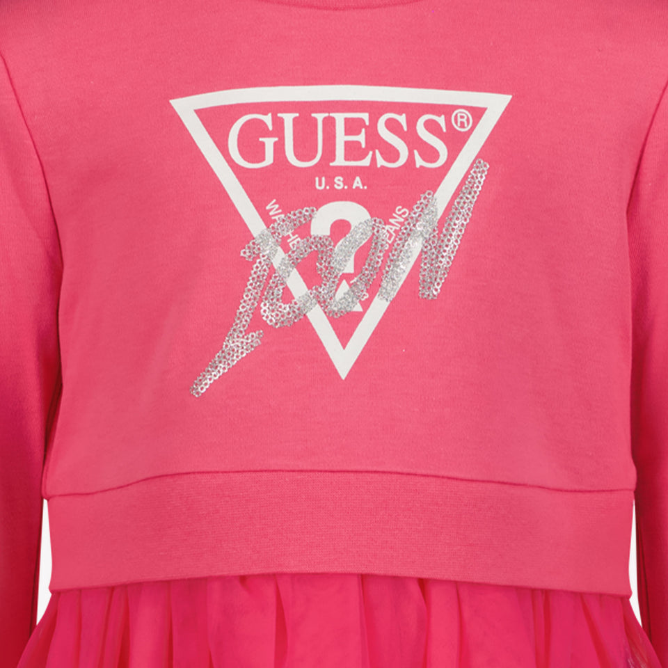 Guess Girls Dress Fuchsia