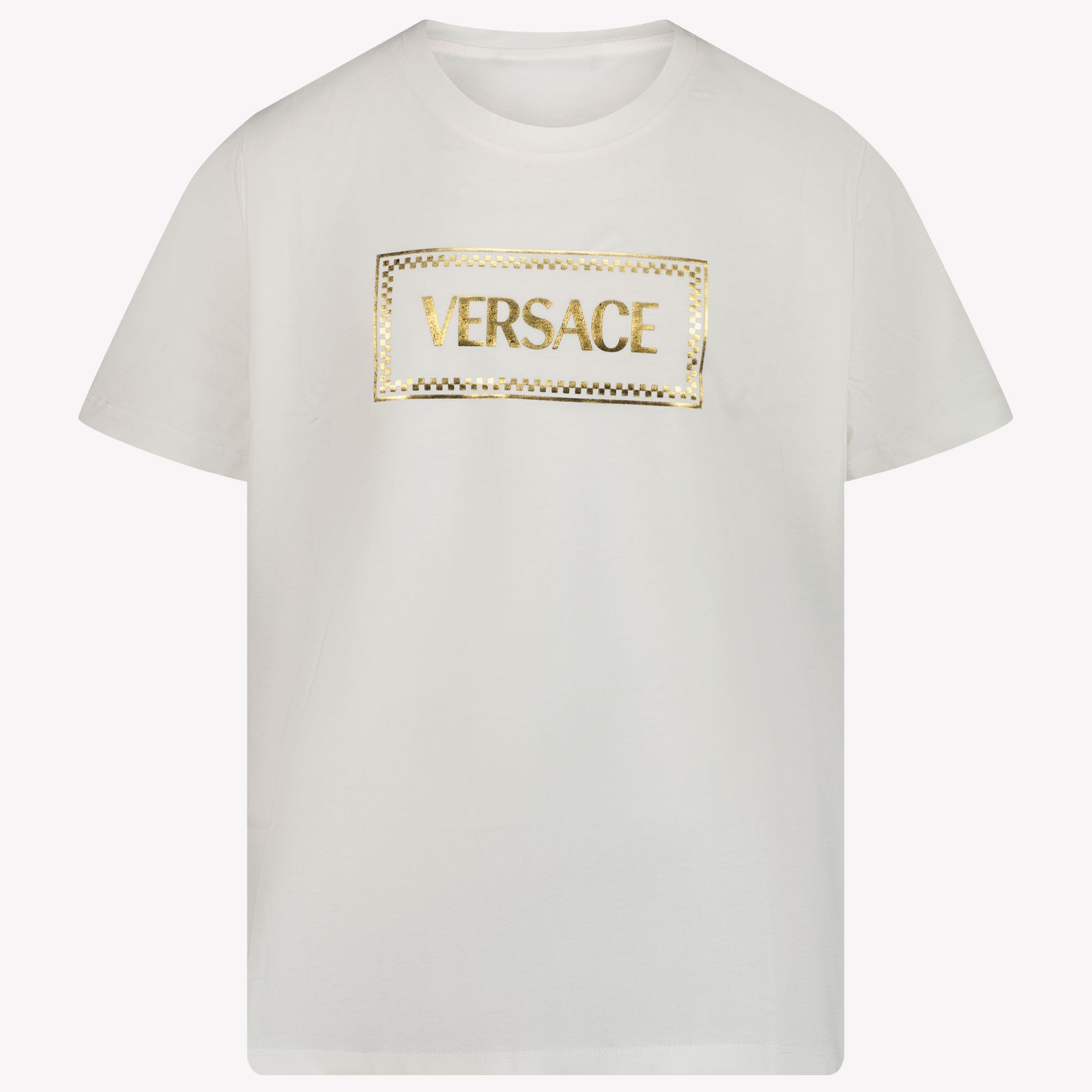 Versace Kids Unisex T-Shirt in White