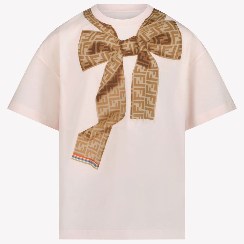 Fendi Children's girls in t-shirt Light Pink