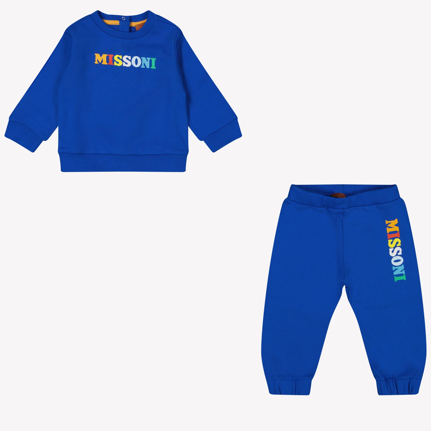 Missoni Baby Jongens Joggingpak In Cobalt Blauw