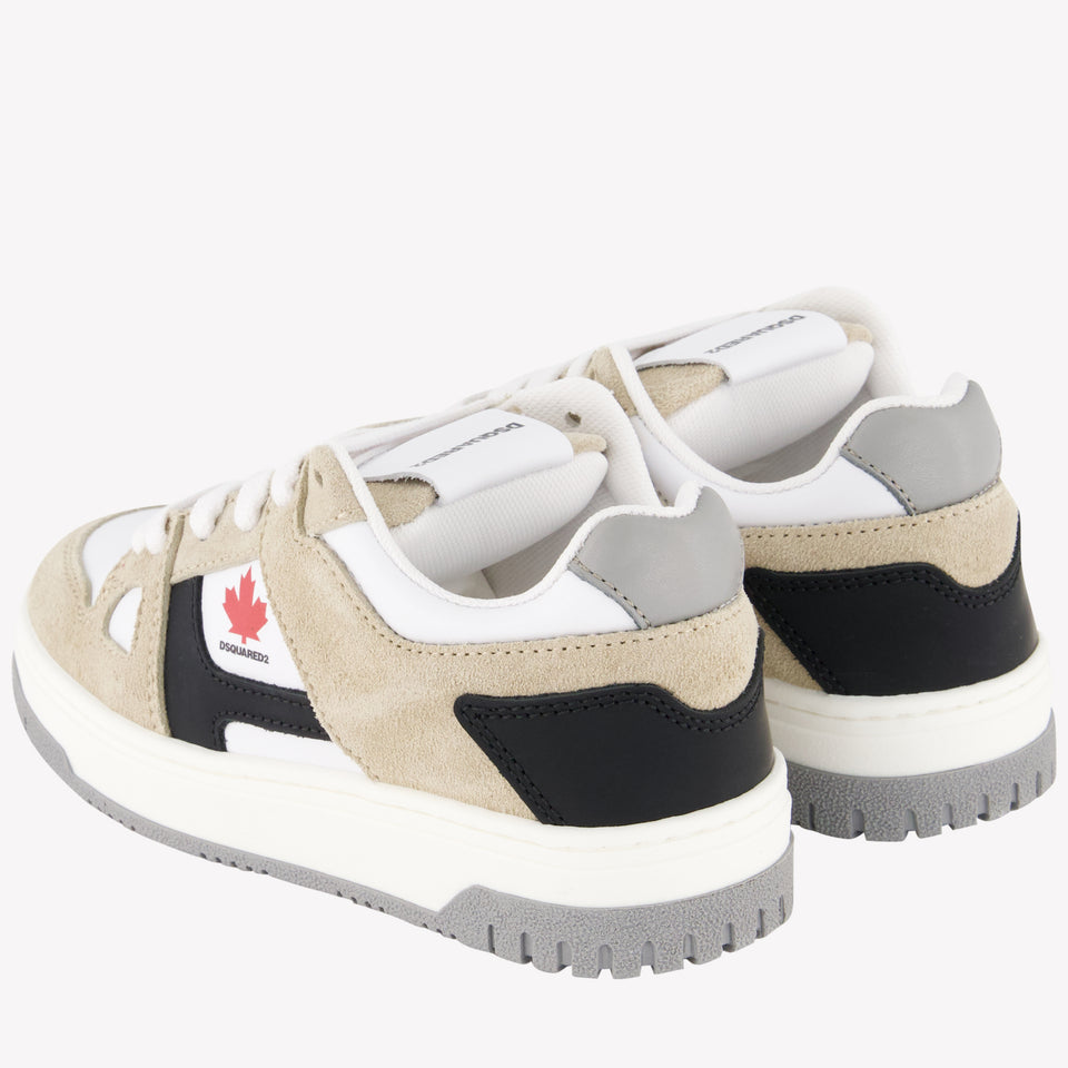 Dsquared2 Meisjes Sneakers In Beige