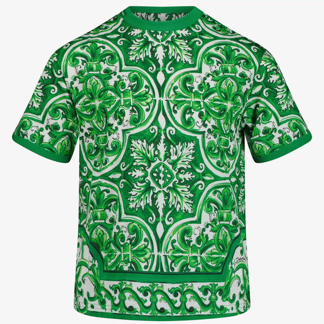 Dolce & Gabbana Jongens T-shirt Groen 2Y