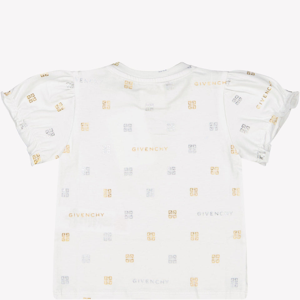 Givenchy Baby Meisjes T-Shirt Wit