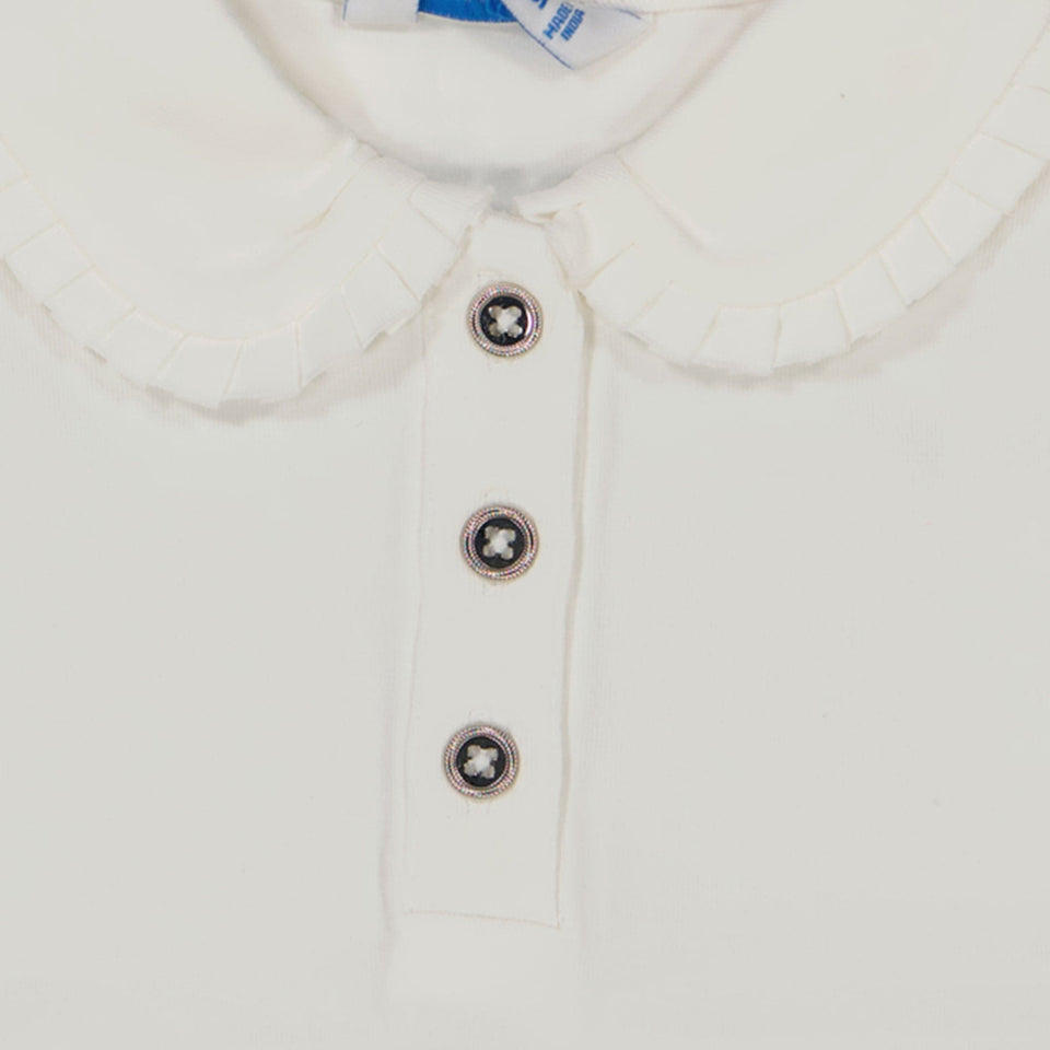 Mayoral Baby Meisjes Polo Off White