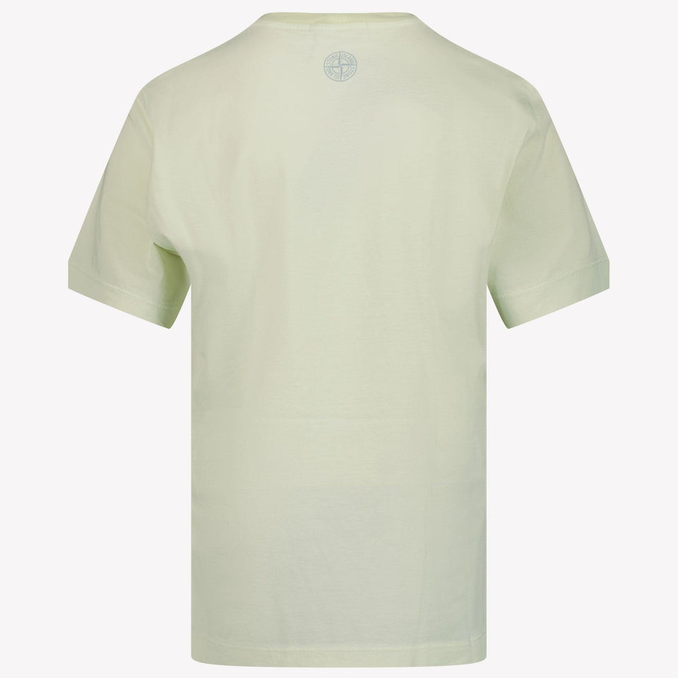 Stone Island Kinder Jongens T-Shirt In Lime