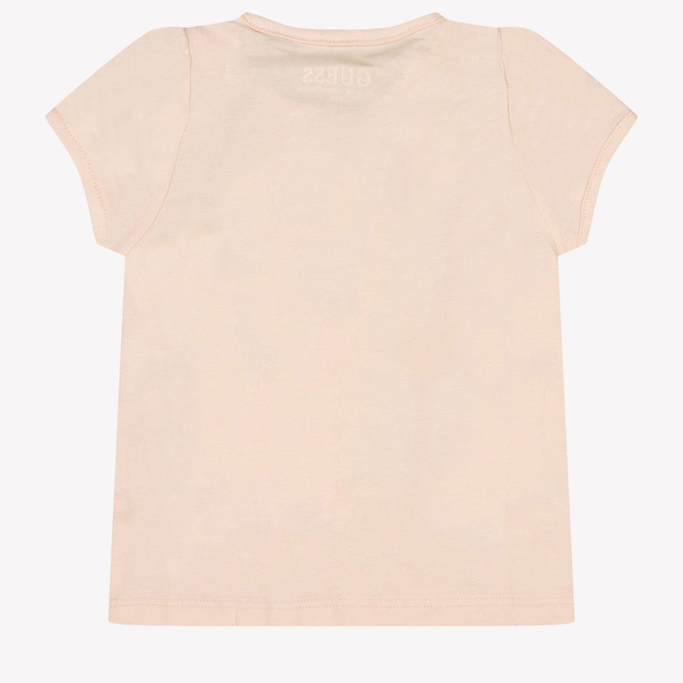 Guess Baby Meisjes T-Shirt In Zalm