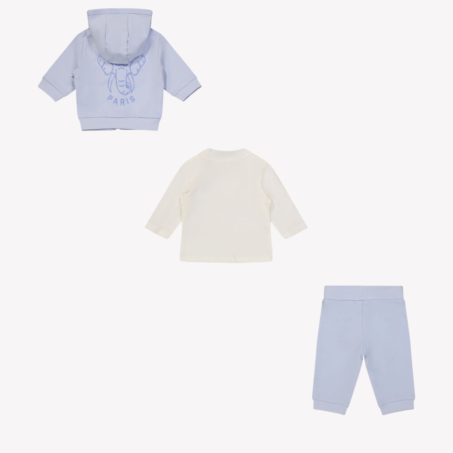 Kenzo Kids Baby Unisex Joggingpak Licht Blauw