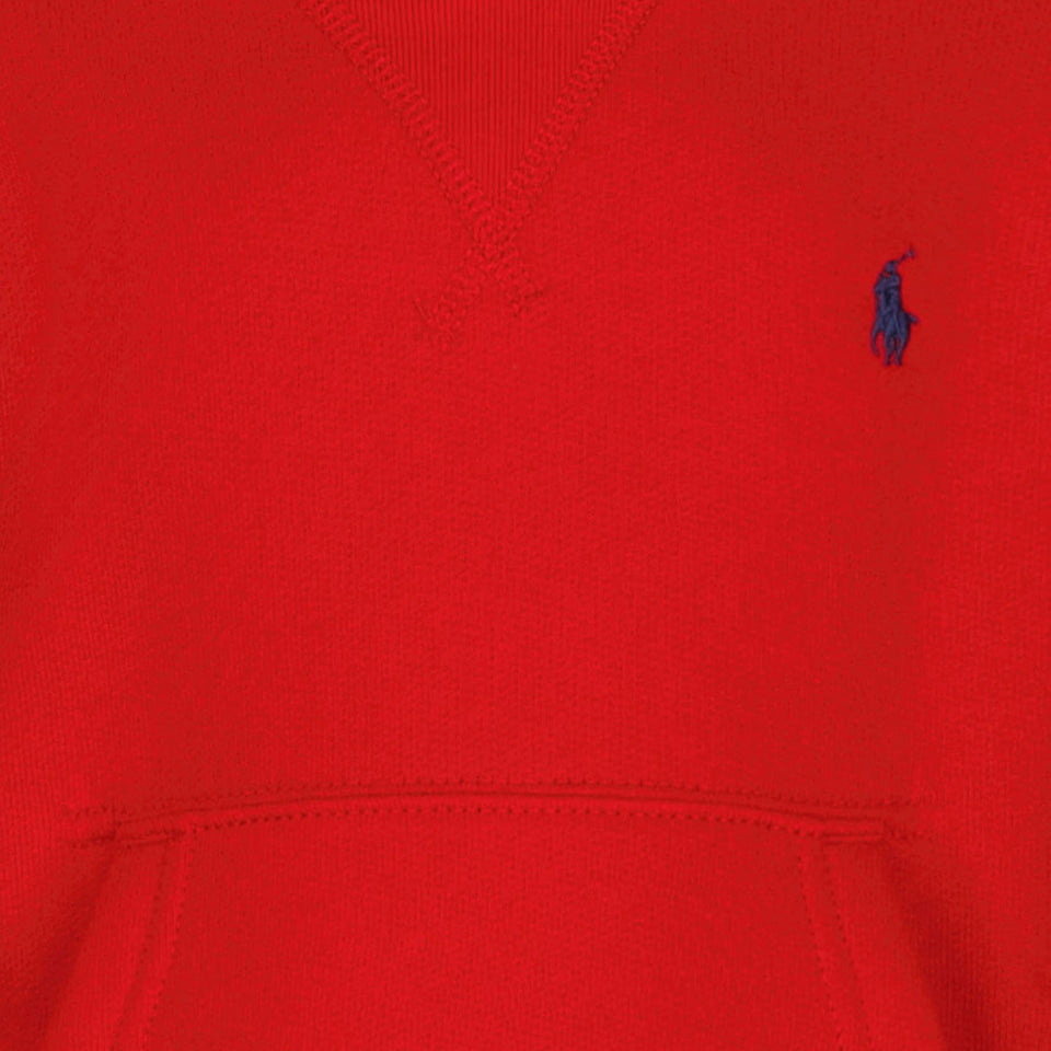 Ralph Lauren Kids Boys Sweater in Red