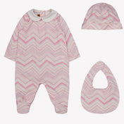 Missoni Baby girls box suit Light Pink