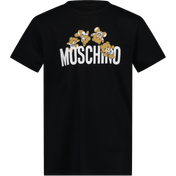 Moschino Kids Unisex T-Shirt Black