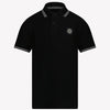 Stone Island Boys Polo Black
