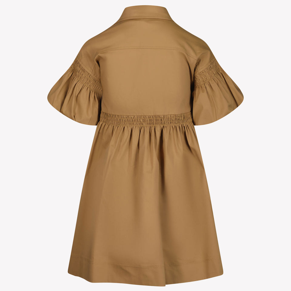 MonnaLisa Kids Girls Dress Camel