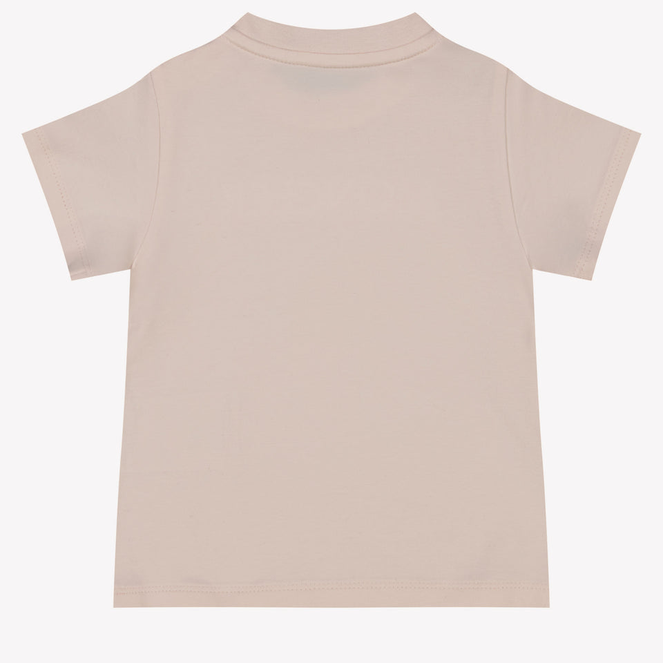 Moncler Baby Meisjes T-Shirt In Licht Roze