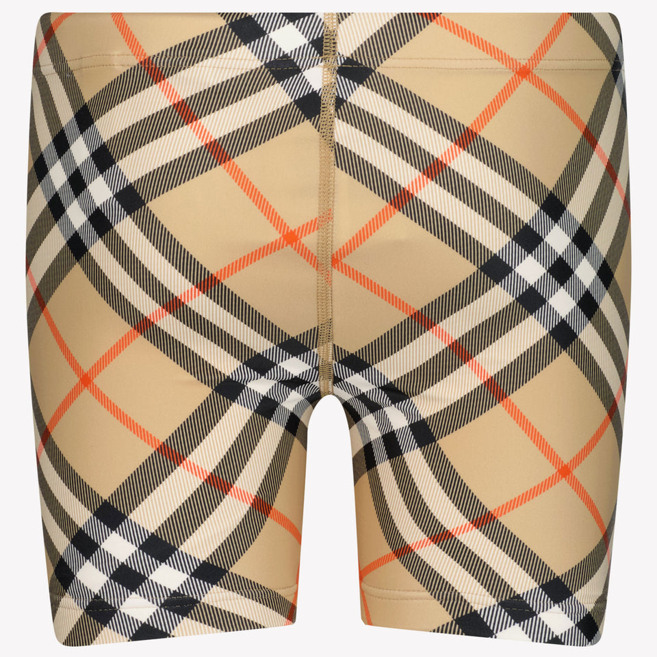 Burberry Alvis Kids Boys Swimwear In Beige