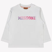 Missoni Baby Girls T-shirt White