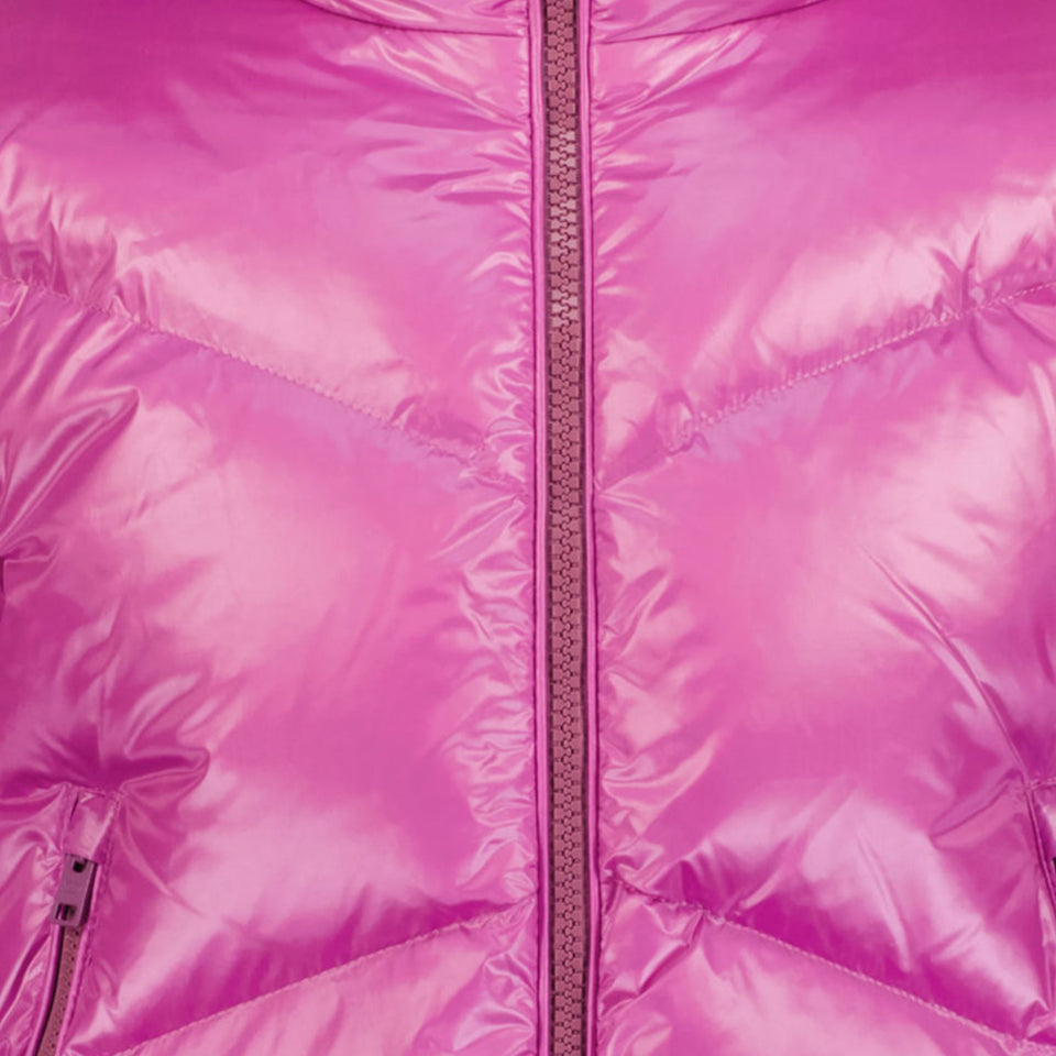 Woolrich Aliquippa Bomber Meisjes Winterjas Fuchsia