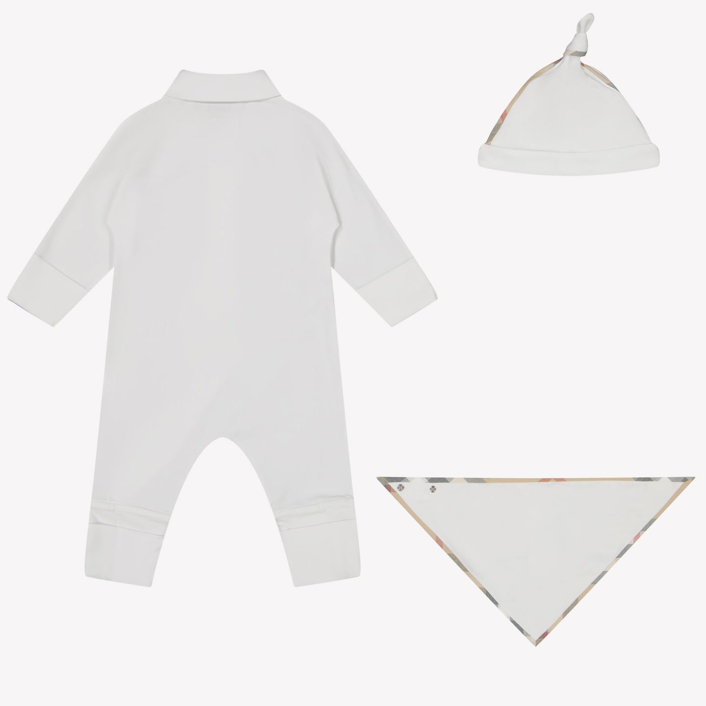 Burberry Hamilton Baby Unisex set in White