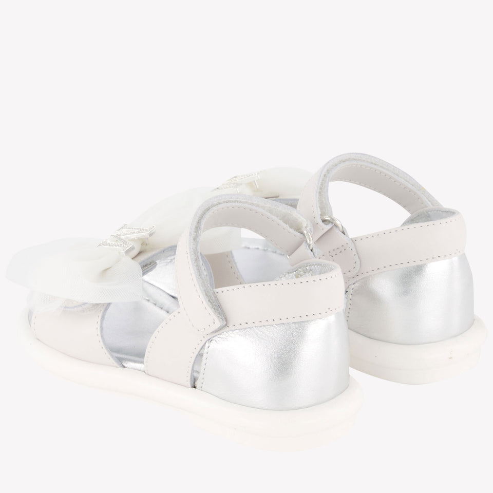 MonnaLisa Girls Sandals In White