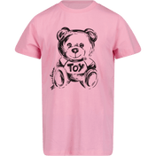 Moschino Kids Girls T-Shirt Pink
