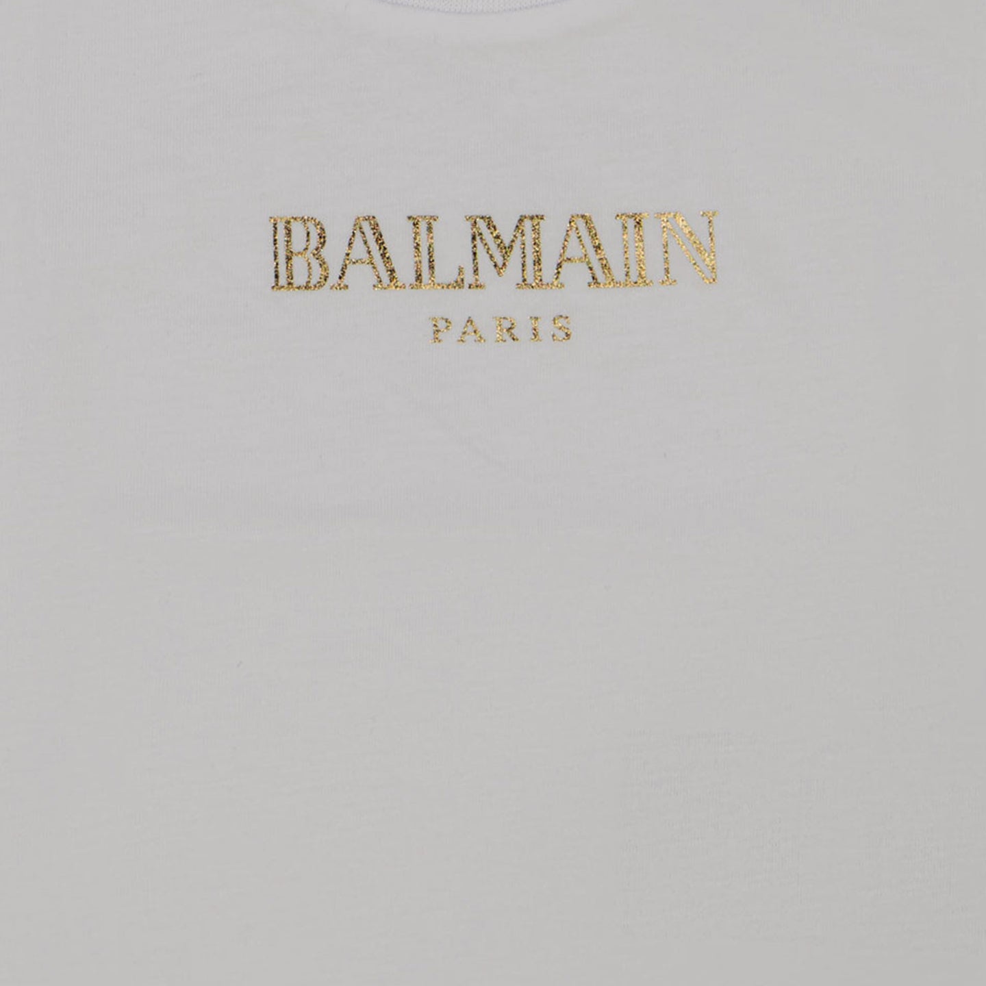 Balmain Baby Girls T-shirt White