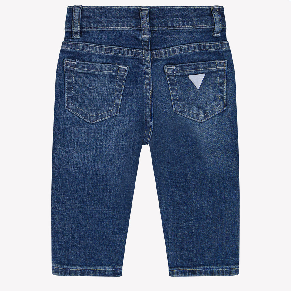 Guess Baby Boys Jeans In Blue