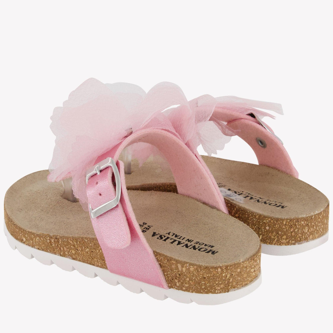 Monnalisa Girls Flipflops  Light Pink