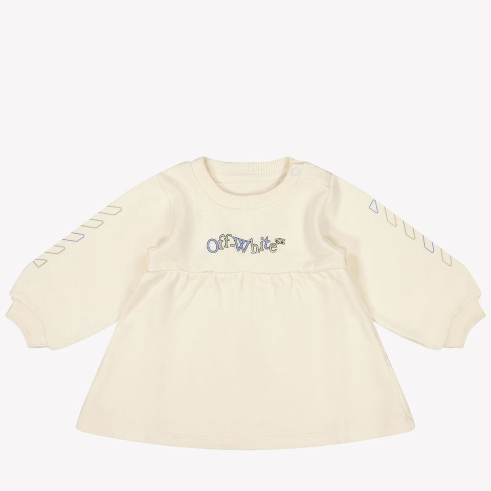 Off-White Baby Meisjes Jurk Off White