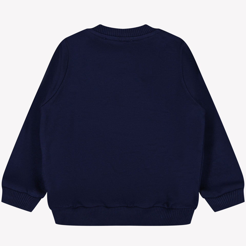 Moschino Baby unisex sweater Navy