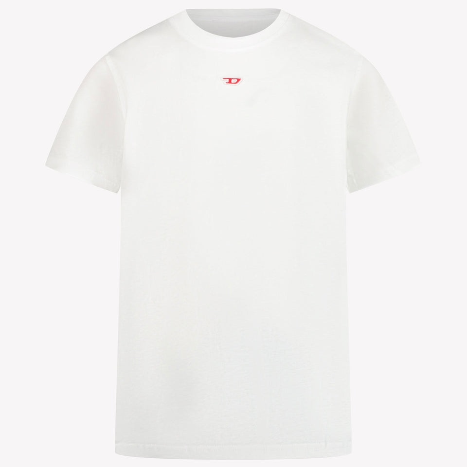 Diesel Kinder Unisex T-Shirt In Wit