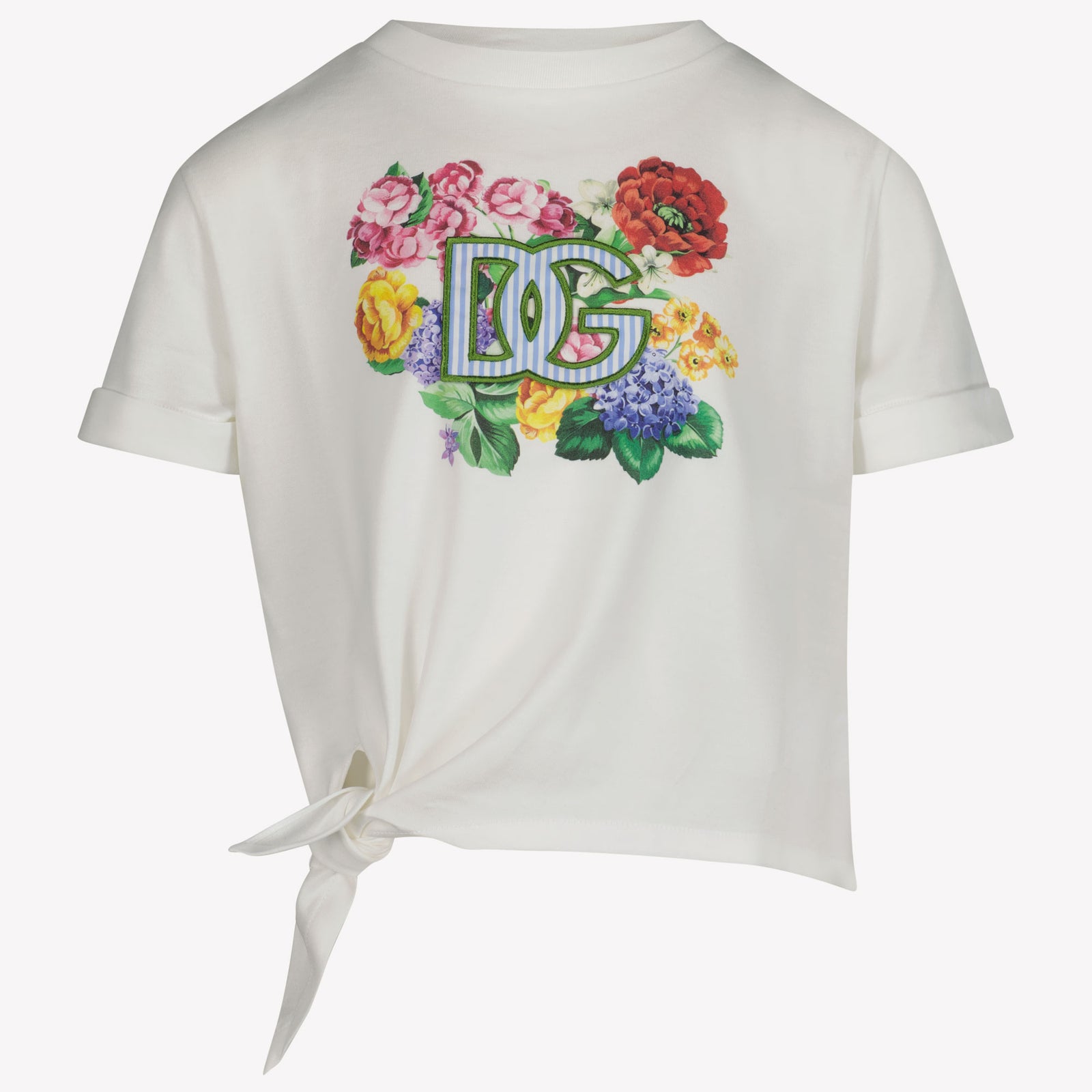 Dolce & Gabbana Kids Girls in T-Shirt White