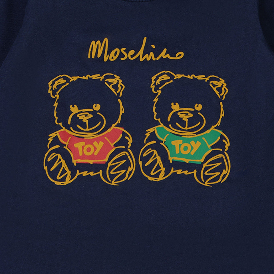 Moschino Baby Jongens T-shirt Navy