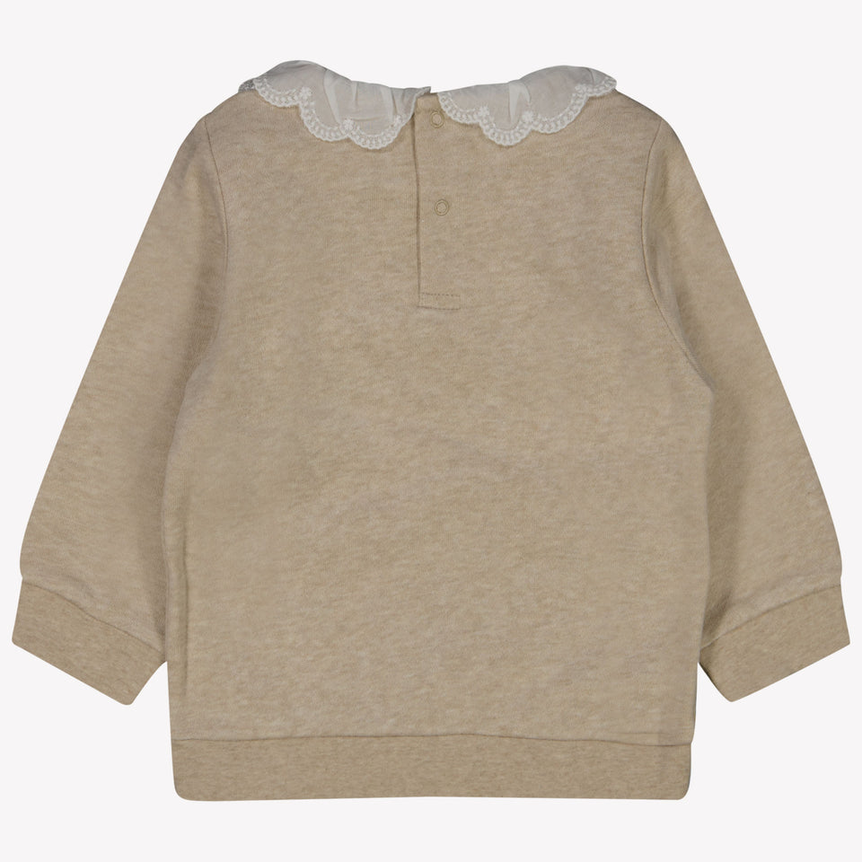 Chloé Baby Meisjes Trui Beige