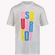 Dsquared2 tür unisex t-shirt beyaz