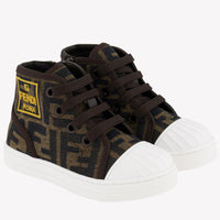 Fendi Unisex Sneakers Brown