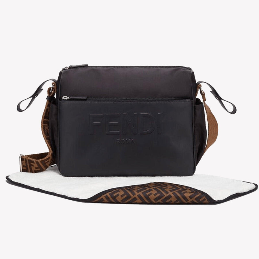 Fendi Baby Unisex Changing Bag in Black