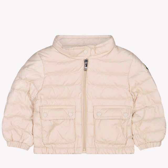 Moncler Lans Baby Meisjes Tussenjas In Licht Roze