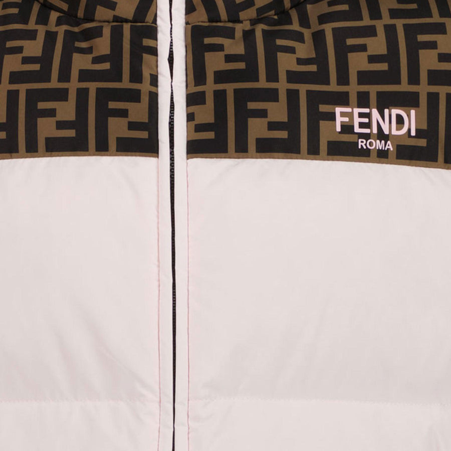 Fendi Kids Girls Bodywarmer  Light Pink