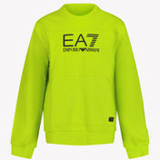 EA7 Kids Boys Sweater Lime