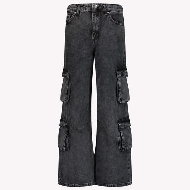 MSGM Girls Jeans Gray